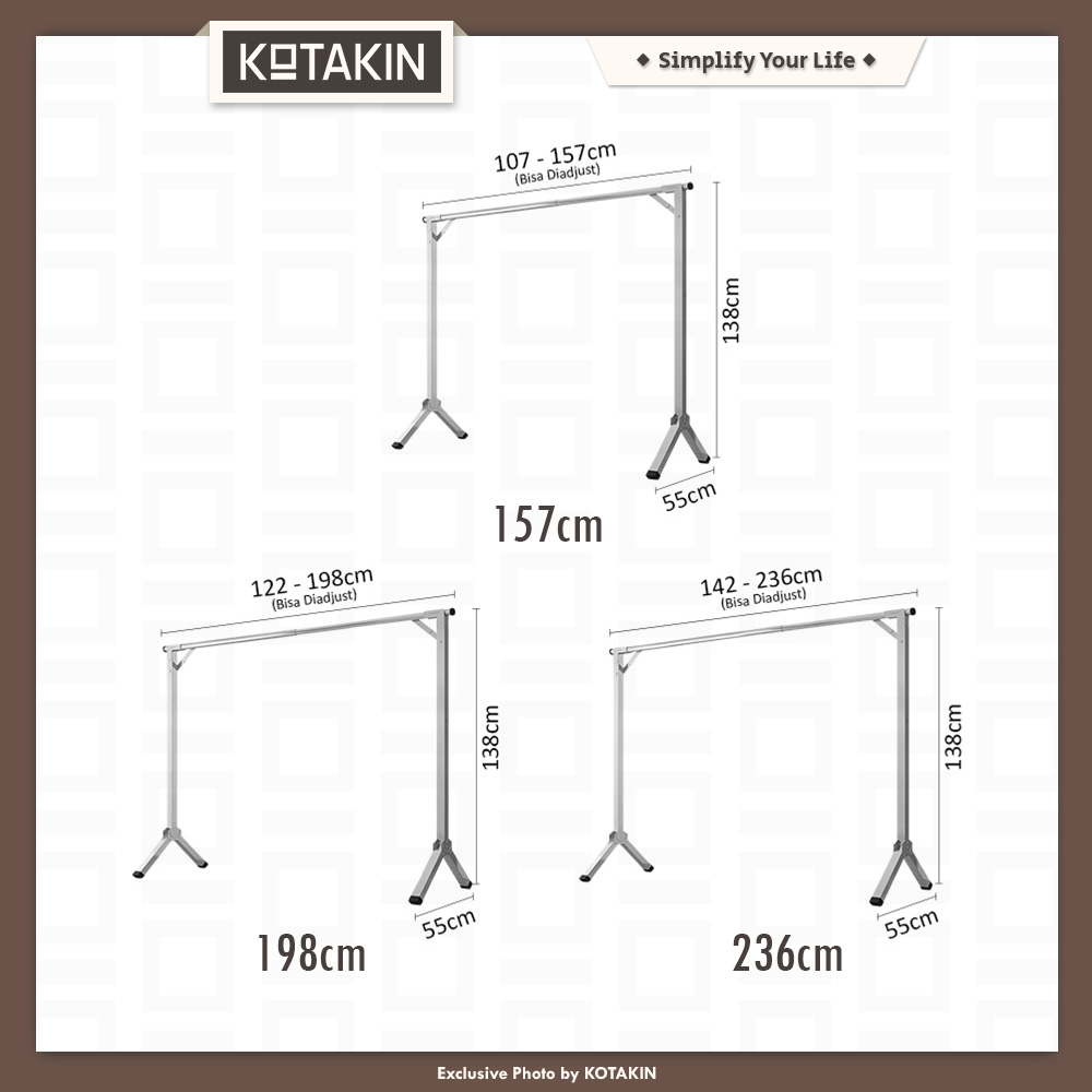 Jemuran Baju Stainless Steel